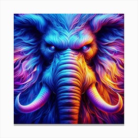 Elephant'S Head Canvas Print
