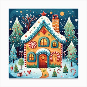Gingerbread House 2 Canvas Print