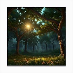 Ethereal Forest 1 Canvas Print