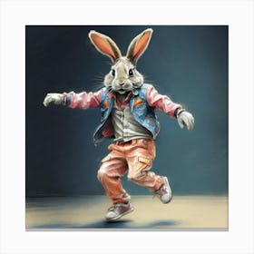 Bunny Dancer 1 Canvas Print