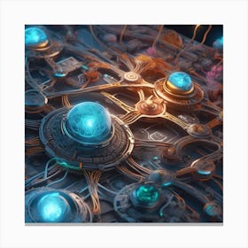 Futuristic Art 13 Canvas Print