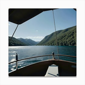 View From A Boat Canvas Print