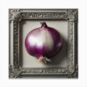 Onion In A Frame 1 Canvas Print