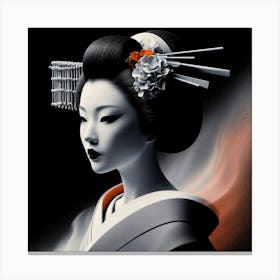 Japan Geisha Visual 113 Canvas Print