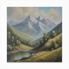 Mountain Landscape 1 Canvas Print