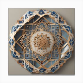 Islamic Mandala Canvas Print