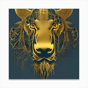 Golden Wildlife Canvas Print