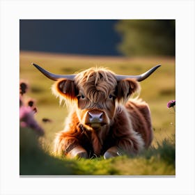 Highland Cow Canvas Print