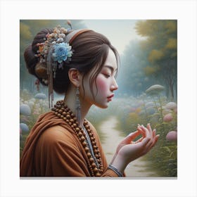 Chinese Woman Canvas Print