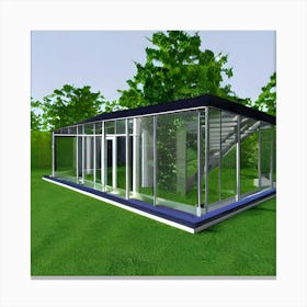 Glass House 1 Canvas Print