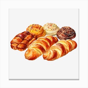 Various Pastries Canvas Print