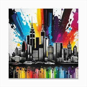 New York City Skyline 43 Canvas Print