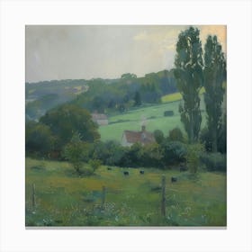 Farm Landscape Canvas Print