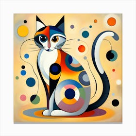 Abstract Cat 9 Canvas Print