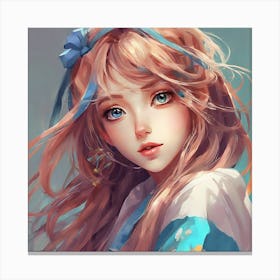 Anime Girl 5 Canvas Print