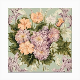 Pastel Bouquet Canvas Print