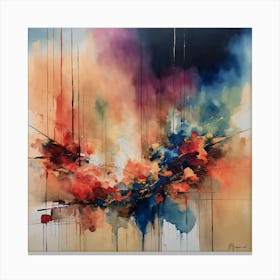 Abstract Painting Canvas Print