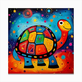 Turtle Painting 15 Canvas Print