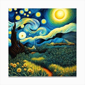 Starry Night 6 Canvas Print