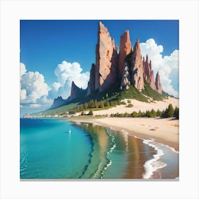 Sicily Beach Canvas Print