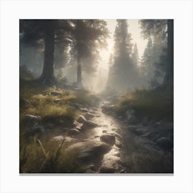 Forest Scene Canvas Print