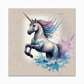 Unicorn Painting Canvas Print