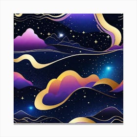 Galaxy Wallpaper 16 Canvas Print