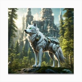 White Wolf Canvas Print