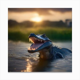 Alligator Canvas Print