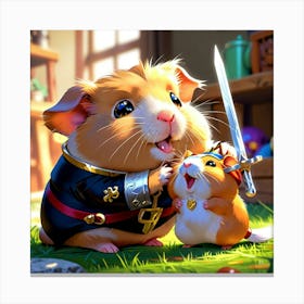 Guinea Pigs Canvas Print