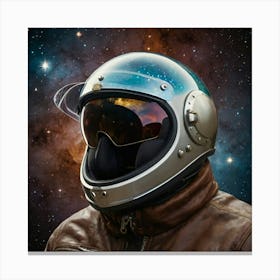 Astronaut In Space Canvas Print