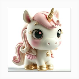 Unicorn Figurine 45 Canvas Print