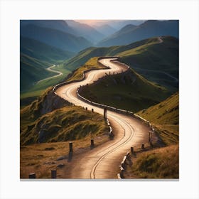 Road To Switzerland Canvas Print