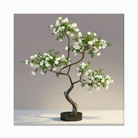 Jasmine tree Canvas Print