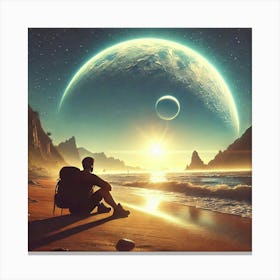 Contemplation.AI Canvas Print