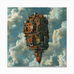 City In The Sky 10 Canvas Print