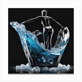 Ice Sculpture 11 Canvas Print