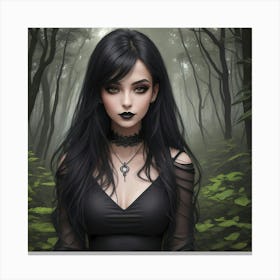 Gothic Temptress Canvas Print