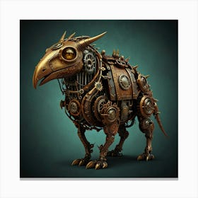 Steampunk Bird Canvas Print