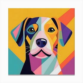 Abstract Dog Canvas Print Canvas Print