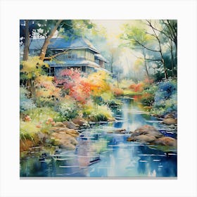 Serenade in Brushstrokes: Giverny Melodies Canvas Print
