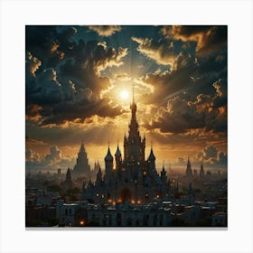 Cinderella Castle 10 Canvas Print