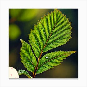 Alder leaf Canvas Print