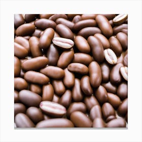 Chocolate Beans Canvas Print