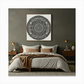 Mandala Print Canvas Print