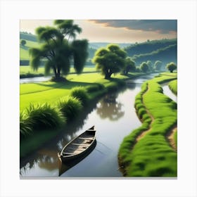 Landscape Painting 160 Canvas Print