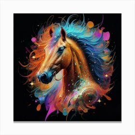 Horse Painting Canvas Print