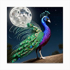 Peacock 1 Canvas Print