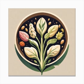 Legumes As A Logo Mysterious (7) Canvas Print