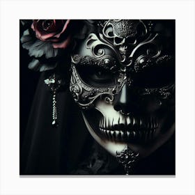 Day Of The Dead Skull Canvas Print